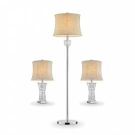 Antares by Furniture of America L9722-3PK 3 Piece Lamp Set