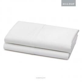 600 TC Cotton Blend -Queen White Pillowcases