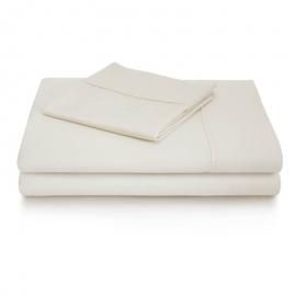 600 TC Cotton Blend -Split Queen Ivory Sheets