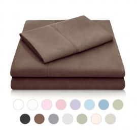 Brushed Microfiber - Twin Chocolate Sheets