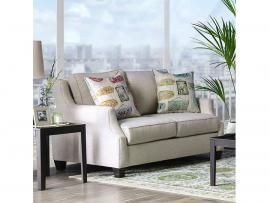 Dasia Beige Fabric Sofa SM2011-LV by Furniture of America