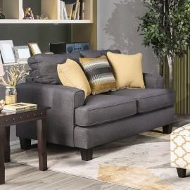 Orson Gray Fabric Loveseat SM8600-LV by Furniture of America