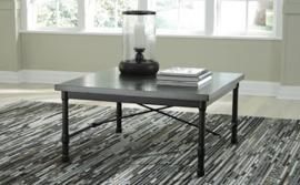 T328-8 Minnona by Ashley Square Cocktail Table In Metallic Gray