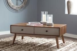 T434-1 Lynnifer by Ashley Rectangular Cocktail Table In Two-tone