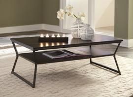 T436-1 Vallodee by Ashley Rectangular Cocktail Table In Black