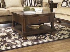 T697-0 Porter by Ashley Lift Top Cocktail Table In Rustic Brown