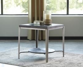 T710-2 Flandyn by Ashley Square End Table In Gray