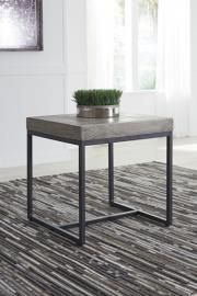 T897-2 Brazin by Ashley Square End Table In Gray