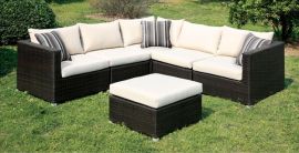 Abion Ivory Collection 1821 Wicker Outdoor Sectional