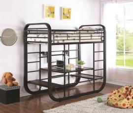 Archer Collection 400020T Convertible Workstation Twin/Twin Bunk Bed