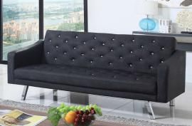 Daney Collection 503898 Crystal Button Tufted Futon