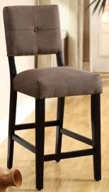 Bay Side II by Furniture of America CM3311PC Counter Height Bar Stool Set of 2