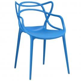 Entangled EEI-1458 Blue Creative Dining  Arm Chair