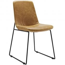 Invite EEI-1805 Tan Transitional Dining Side Chair