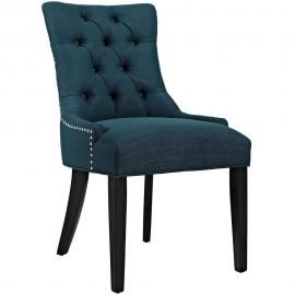 Regent EEI-2223-AZU Azure Fabric Dining Side Chair