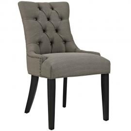 Regent EEI-2223-GRA Granite Fabric Dining Side Chair