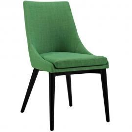 Viscount EEI-2227-GRN Kelly Green Fabric Parson Dining Side Chair