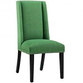 Baron EEI-2233-GRN Kelly Green Fabric Wing Back Dining Side Chair