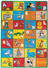 Abbey RG5112 Letter Word Kids Area Rug 5' x 8'