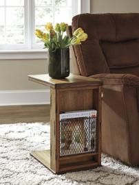 T830-17 Tamonie by Ashley Chair Side End Table In Medium Brown